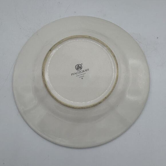 Pfaltzgraff Saucer Plates 6.25" Lot Set of 6 French Quarter Green Bread Dessert - Picture 16 of 16